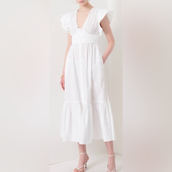 10 Crosby Derek Lam Dresses & Skirts - 20. NWOT 10 Crosby Derek Lam GRETA RUFFLE SLEEVE DRESS